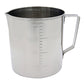 18-8 Stainless Steel Measuring Cup (200cc～5000cc)（with mouth .mizu masu）