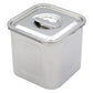 Stainless Steel  Square Deep Type Kitchen Pot (with scale) 8cm～　made in Japan