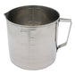 18-8 Stainless Steel Measuring Cup (200cc～5000cc)（with mouth .mizu masu）