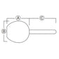 18-8 Stainless Steel Handwoven Mesh Square Skimmer (40 Mesh)