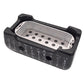 Aluminum Iroha Konro (Long angle・Black)Grill Net, Charcoal Holder, and Yakisugi Board Set