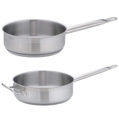 Stainless One Handed Shallow Pot (IH compatible.Lid sold separately) tkgpro series