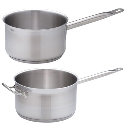 Stainless One Handed Deep Pot (IH compatible.Lid sold separately) tkgpro series