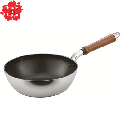 Hokua senren kyasuto frying pan deep type Strong, light and easy to clean (gas)　made in Japan