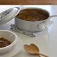 Aluminum one hand Shallow type pot  (With lid) meister series【Gas Only】　made in Japan