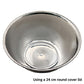 Stainless Steel Round Cover Lid 15cm – For Griddle Cooking and Steaming, Commercial & Home Use