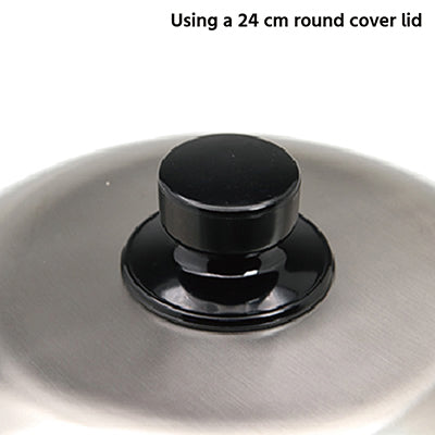 Stainless Steel Round Cover Lid 15cm – For Griddle Cooking and Steaming, Commercial & Home Use