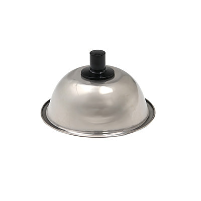 Stainless Steel Round Cover Lid 15cm – For Griddle Cooking and Steaming, Commercial & Home Use