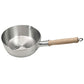 Nakao Aluminum Yukihira Pan – Shallow & Wide Base, Hammered Finish, Extra-Thick 3mm For Gas Stoves Only – Made in Japan