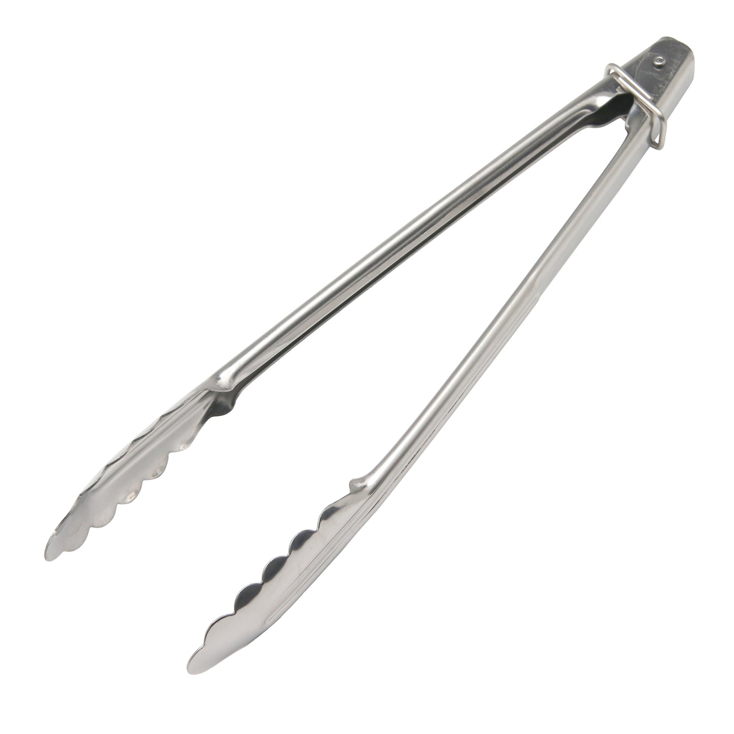 Stainless Steel  medium Multi-Purpose Tongs  30cm (1.0mm Thick) with Ring Lock