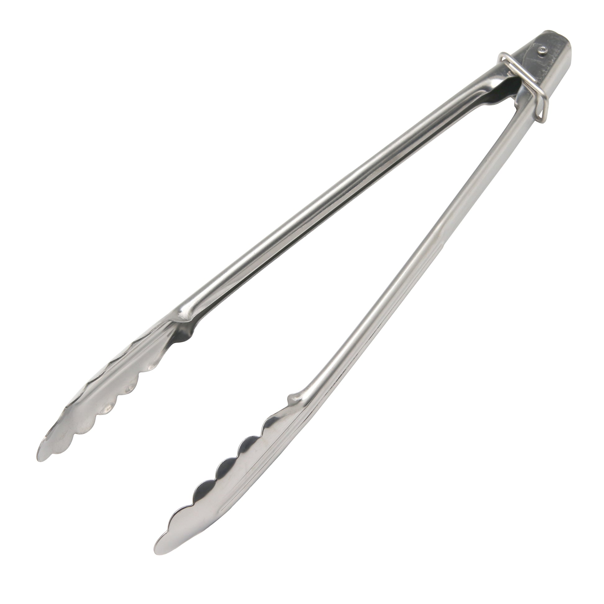 Stainless Steel  medium Multi-Purpose Tongs  30cm (1.0mm Thick) with Ring Lock