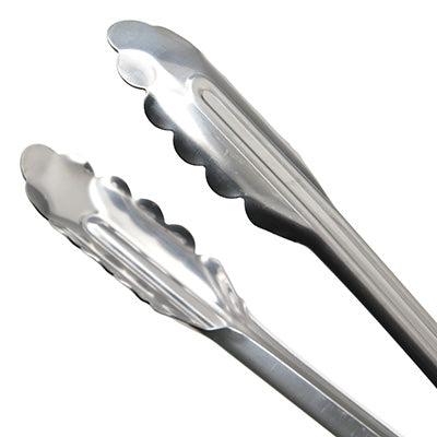 Stainless Steel  Small Multi-Purpose Tongs  24cm (1.0mm Thick) with Ring Lock