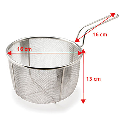 Stainless Steel Boiling Basket 22cm (Φ22cm×H13cm）– Made in Japan