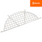 Stainless Steel Crimped Tempura Frying Rack (Crescent Shape) 3pc