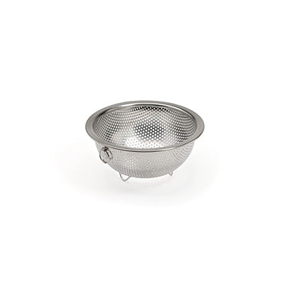 Stainless Steel Chef’s Perforated Bowl 15cm with Stand & Ring (Drain Bowl)