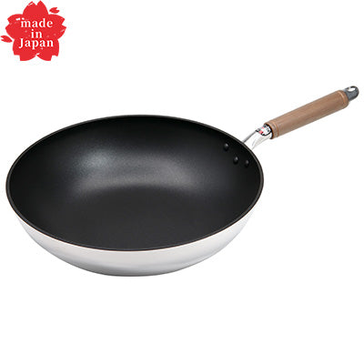Aluminum  Senren Cast FAN Stir-Fry Pan 30・32cm – Lightweight, 【Gas Stove Only】　Made in Japan