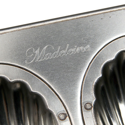 Silver Madeleine Baking Pan 8-Cavity | No Pre-Seasoning Required | High Heat Conductivity | Made in Japa