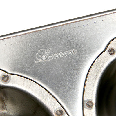Silver Lemon Cake Pan 8-Cavity | Non-Seasoning Bakeware | High Heat Conductivity | Made in Japan