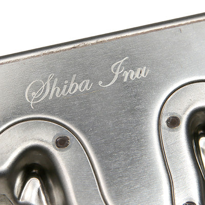 Silver Shiba Inu Baking Pan 8-Cavity (Wankichi Design) | No Pre-Seasoning Required | High Heat Conductivity | Made in Japan