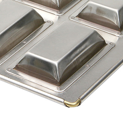 Silver Chantilly Baking Pan 8-Cavity | No Pre-Seasoning Required | High Heat Conductivity | Made in Japan