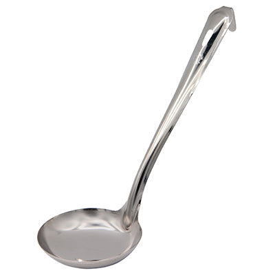 Stainless Steel Soup Ladle – Solid Bowl with Hook Handle, ⌀7.5cm～