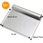 Stainless Steel Dough Scraper, 12cm – For Bread &amp; Pastry Baking