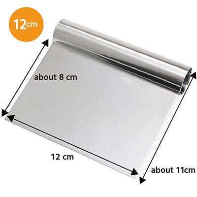 Stainless Steel Dough Scraper, 12cm – For Bread &amp; Pastry Baking