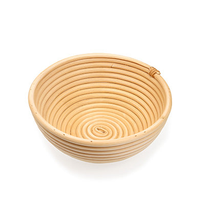 Rattan Bread Proofing Basket, Round 19cm – Natural Material for Campagne Bread
