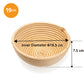 Rattan Bread Proofing Basket, Round 19cm – Natural Material for Campagne Bread