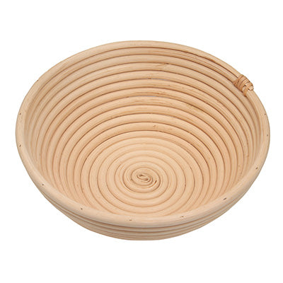 Rattan Bread Proofing Basket, Round 22cm – Natural Material for Campagne Bread