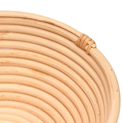Rattan Bread Proofing Basket, Round 22cm – Natural Material for Campagne Bread