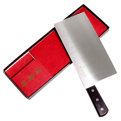 堺孝行 中華包丁 INOX ステンレス鋼 ツバ無し 22.5cm