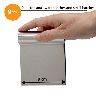Stainless Steel Dough Scraper, 9cm