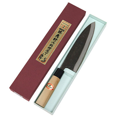 堺孝行 黒片刃 タタキ出刃 21cm