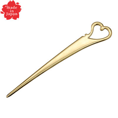 Stainless Steel Heart Pick – Gold – 9cm – Made in Japan
(Petit Cutlery Series)