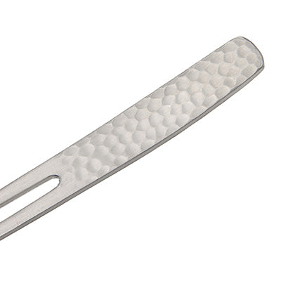 Stainless Steel Kanzashi Pick Fork – Hammered Finish – Silver – 9cm – Made in Japan
(Petit Cutlery Series)