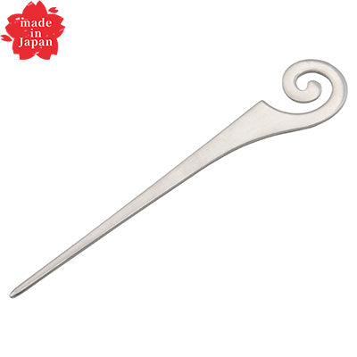 Stainless Steel Spiral Pick – Silver – 9cm – Made in Japan
(Petit Cutlery Series)