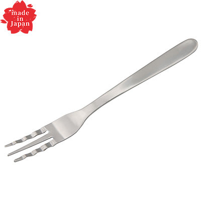 Stainless Steel “Festan” Wavy Pasta Fork – 18.9cm, Made in Japan