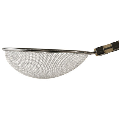 18-8 Stainless Steel  Wooden Handle Professional Skimmer, Large (6.5 Mesh) – Easy-to-Scoop Design, Made in Japan