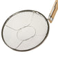 18-8 Stainless Steel Bamboo Handle Soba Strainer, Vertical Handle 21cm (6.5 Mesh) Professional Use