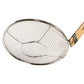 18-8 Stainless Steel Bamboo Handle Soba Strainer, Vertical Handle 21cm (6.5 Mesh) Professional Use