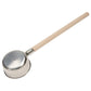 Stainless steel wooden handle water ladle "Kashiwa"（9cm 250cc ～16cm 1400cc）　made in Japan, soup stock dashi dough
