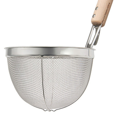 18-8 Wooden Handle Miso Strainer