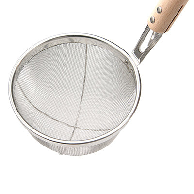 18-8 Wooden Handle Miso Strainer