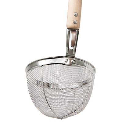 18-8 Wooden Handle Miso Strainer