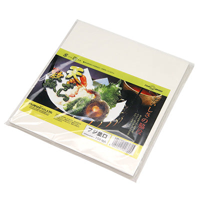 Tempura paper, Tenshi, Normal,  100 sheets（Lining paper for tempura, Oil-absorbing paper）