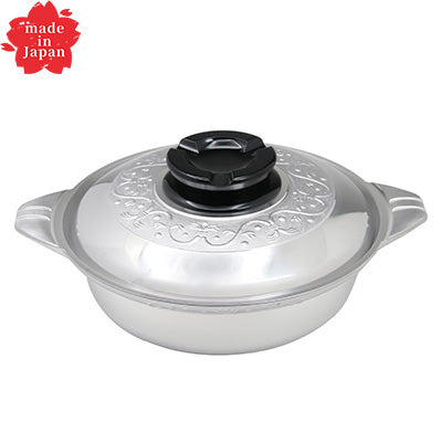 Hokua  Cast aluminum　Chiri Hot Pot  27cm Thermal conductivity and heat retention,　  made in Japan