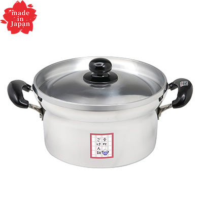 Hokua  Aluminum　DX Bunka Nabe 22cm（5.8 go）versatile Japanese rice cooker pot【For gas only】  made in Japan