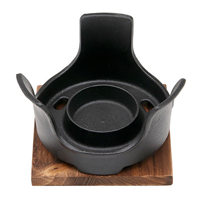 Ishigaki　Cast iron stove（With base plate）※Pot and solid fuel are not included.