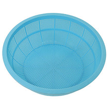 Load image into Gallery viewer, Ikeda DX Round Colander, No. 0（DX-0）Made of polypropylene, Blue　made in Japan
